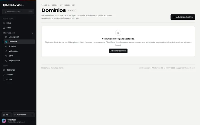 Domínios e DNS